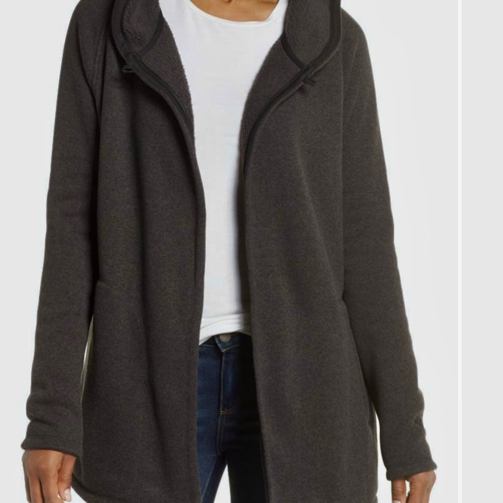 North Face Cozy Black Hooded Jacket